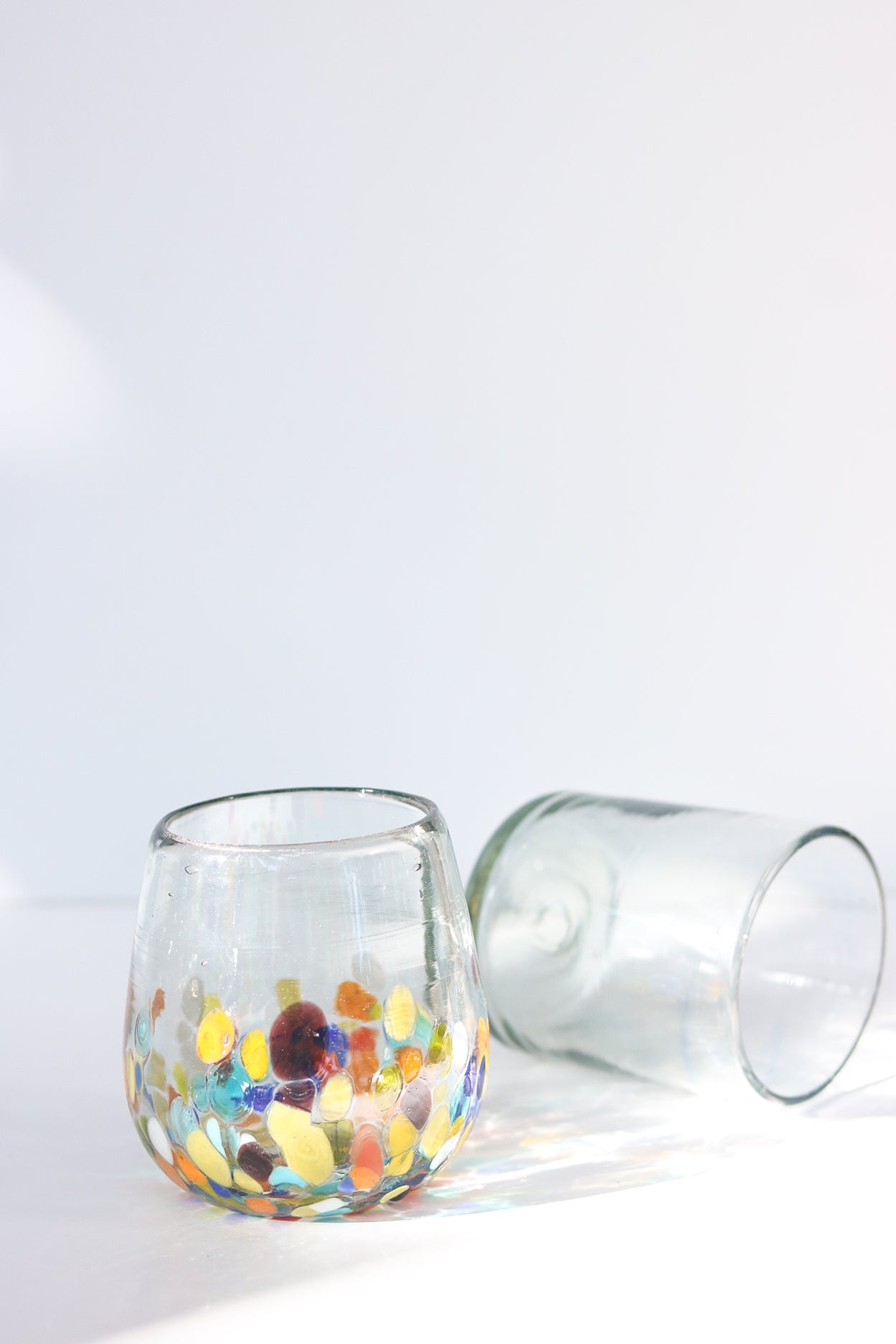 Juego de vasos pinta colores